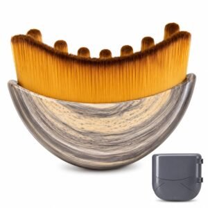 lymphatic contour face brush for jawline & neck massage